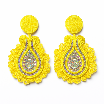 Maxi Aros Soutache Amarillo Inti
