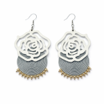 Aros Soutache Rosa Pureza