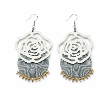 Aros Soutache Rosa Pureza