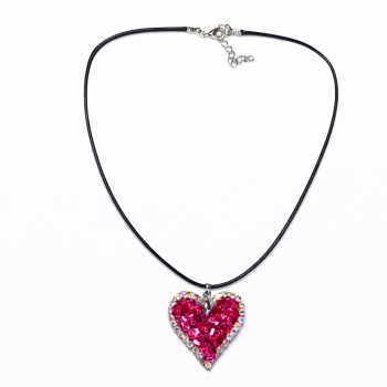 Collar Corazón Bordado