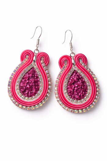 ✨ Aros Gota Fuego Interior IYALMA – Plata 925